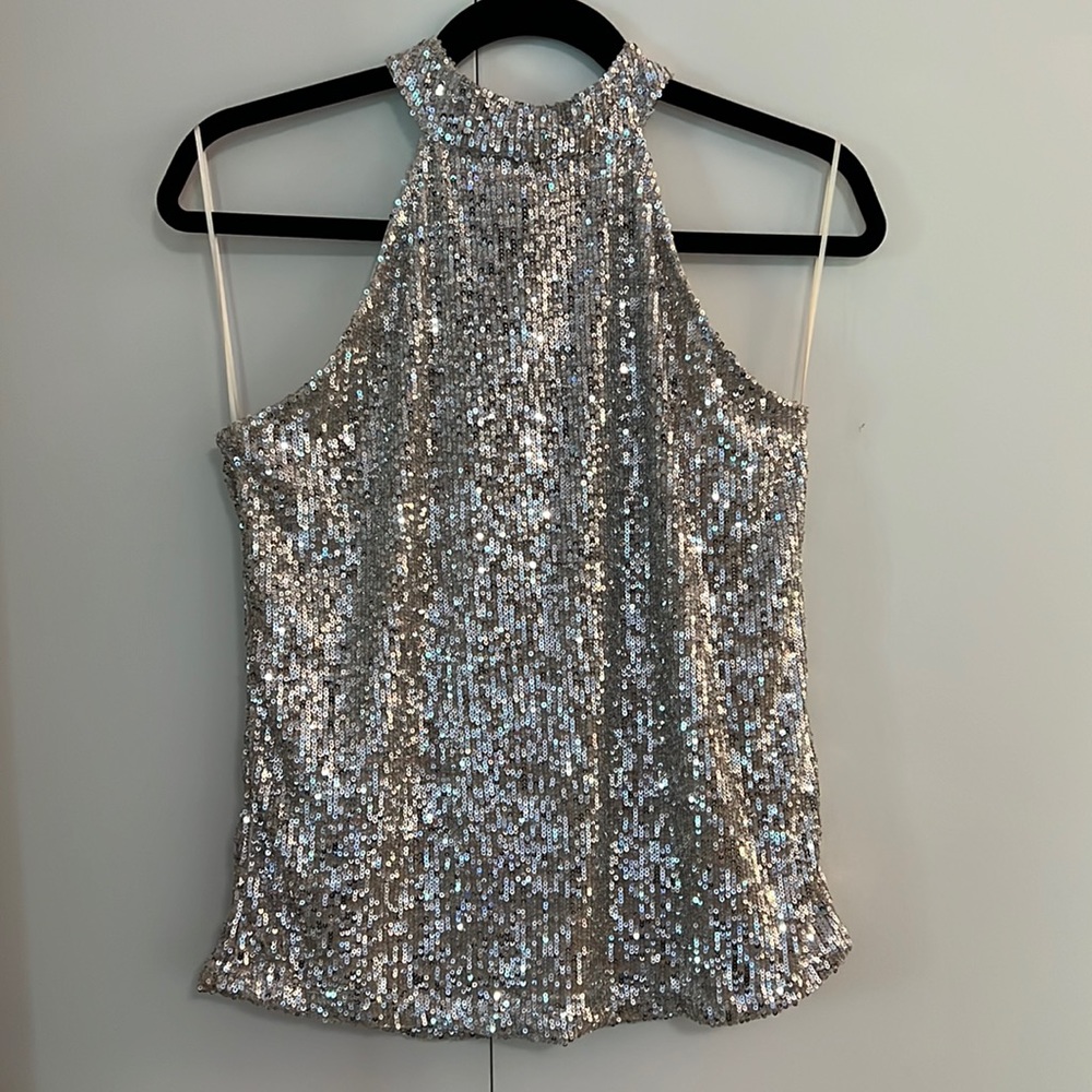 NWT Cable & Gauge Sequin Top